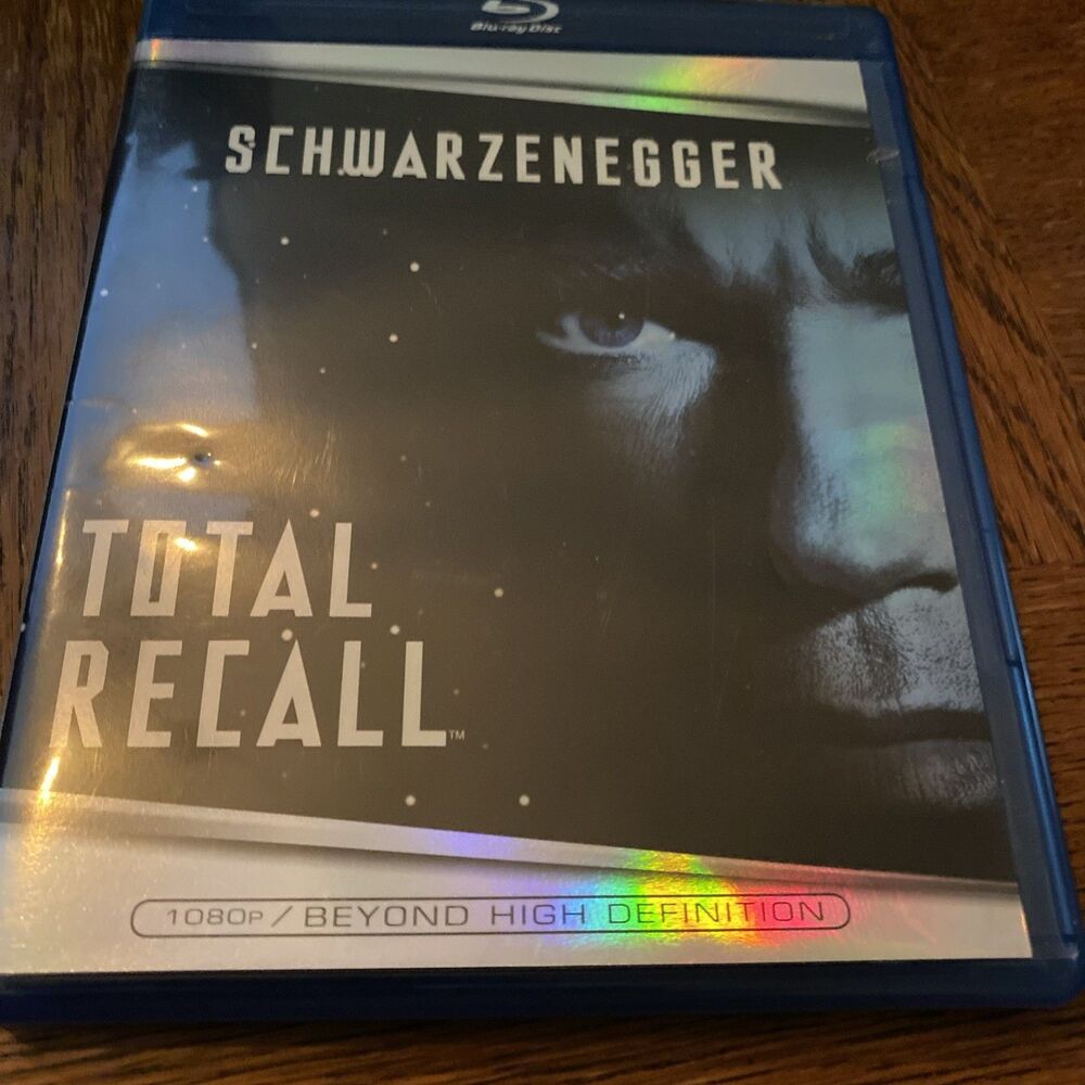 Total Recall (1990) Very Good Blu Ray Schwarzenegger Classic SCI-FI/Action